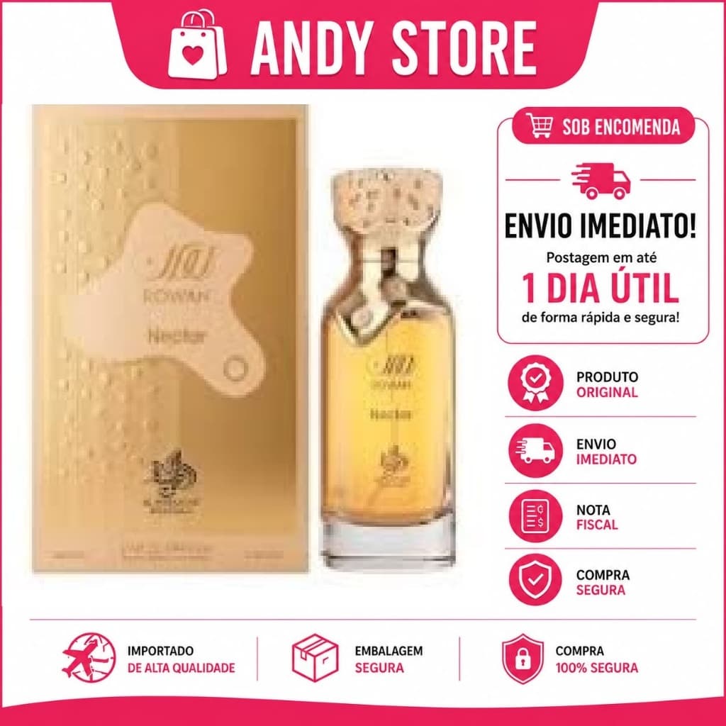 🍯💛 Perfume Rowan Nectar Al Wataniah EDP 100ml Original Importado