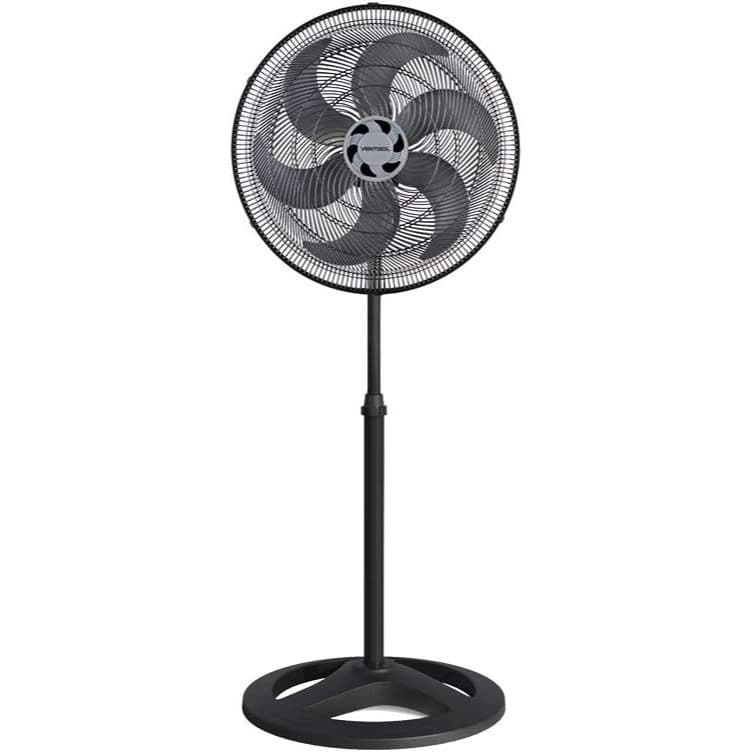 Ventilador Oscilante De Coluna Ventisol Turbo 6 Pás 50cm Preto - 127v