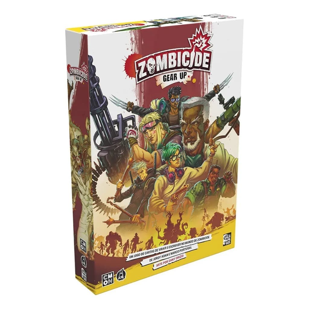 Jogo De Tabuleiro Zombicide Gear Up Galapagos