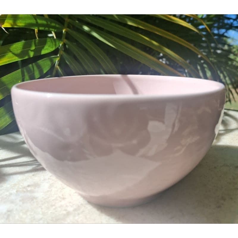 Tigela bowl 250 ml porcelana rosa claro