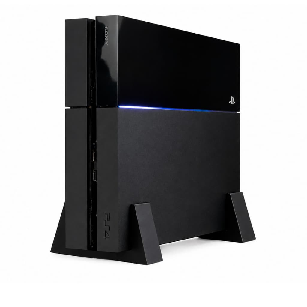 Suporte Vertical para PS4 Fat, Slim e Pro - Base de Apoio Anti-Queda com Design Premium - Várias Cores