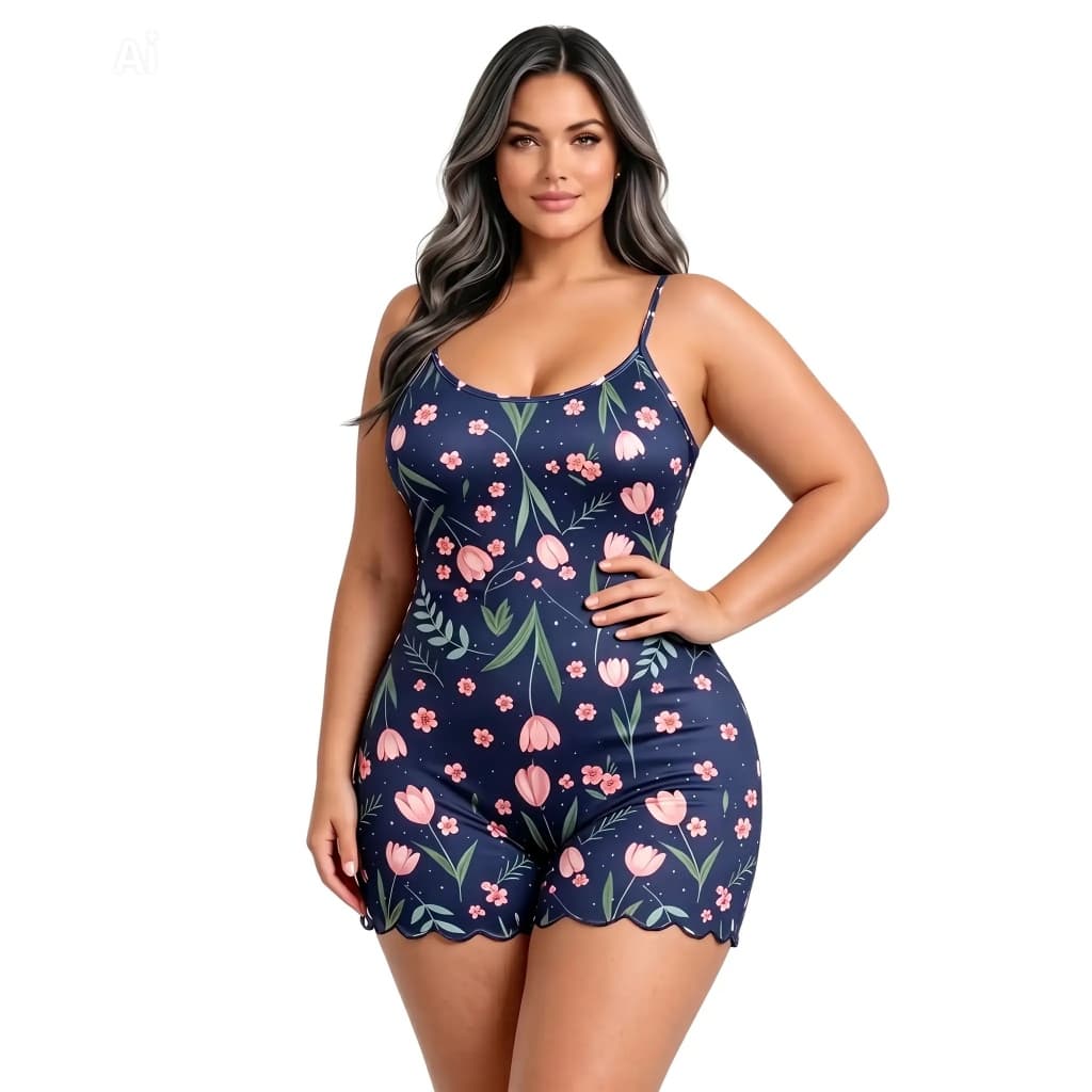 Pijama Femenino Macaquinho Perfeito Para Suas Noites e Momentos De Relaxamento