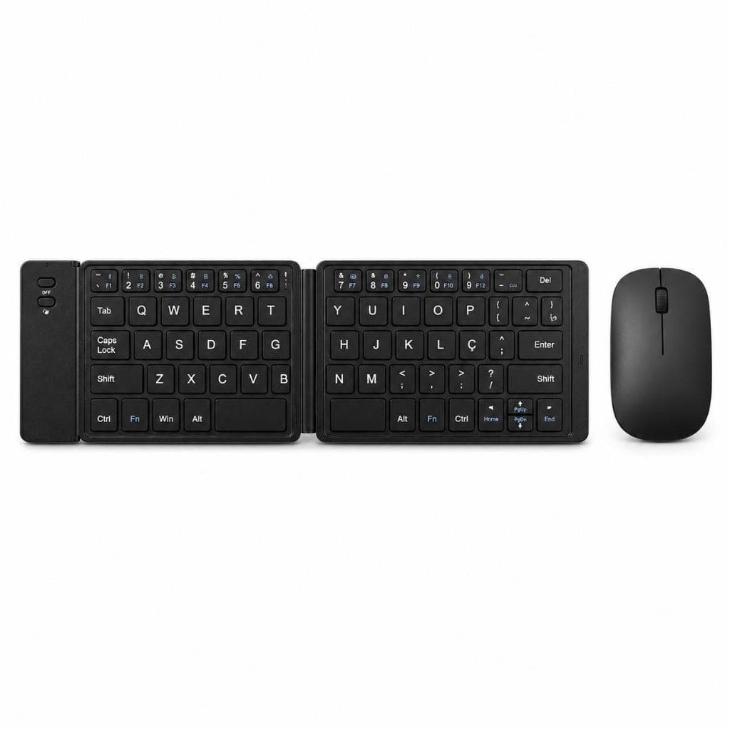 Kit Teclado e Mouse Bluetooth Sem Fio Recarregável Qualidade top