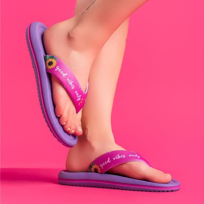 Chinelo feminino confort anatonico ortopedico