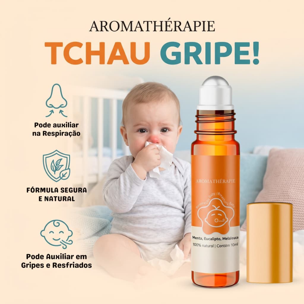 Aromaterapia Respiração Baby Natural Blend Óleos Essenciais Aromathérapie