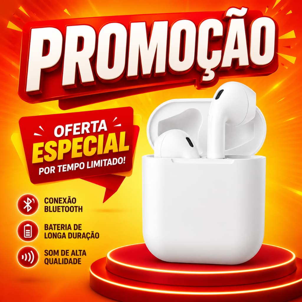 fone de ouvido 5.3 i12 conwexão bluetooth sem fio academia ,corrida esportes