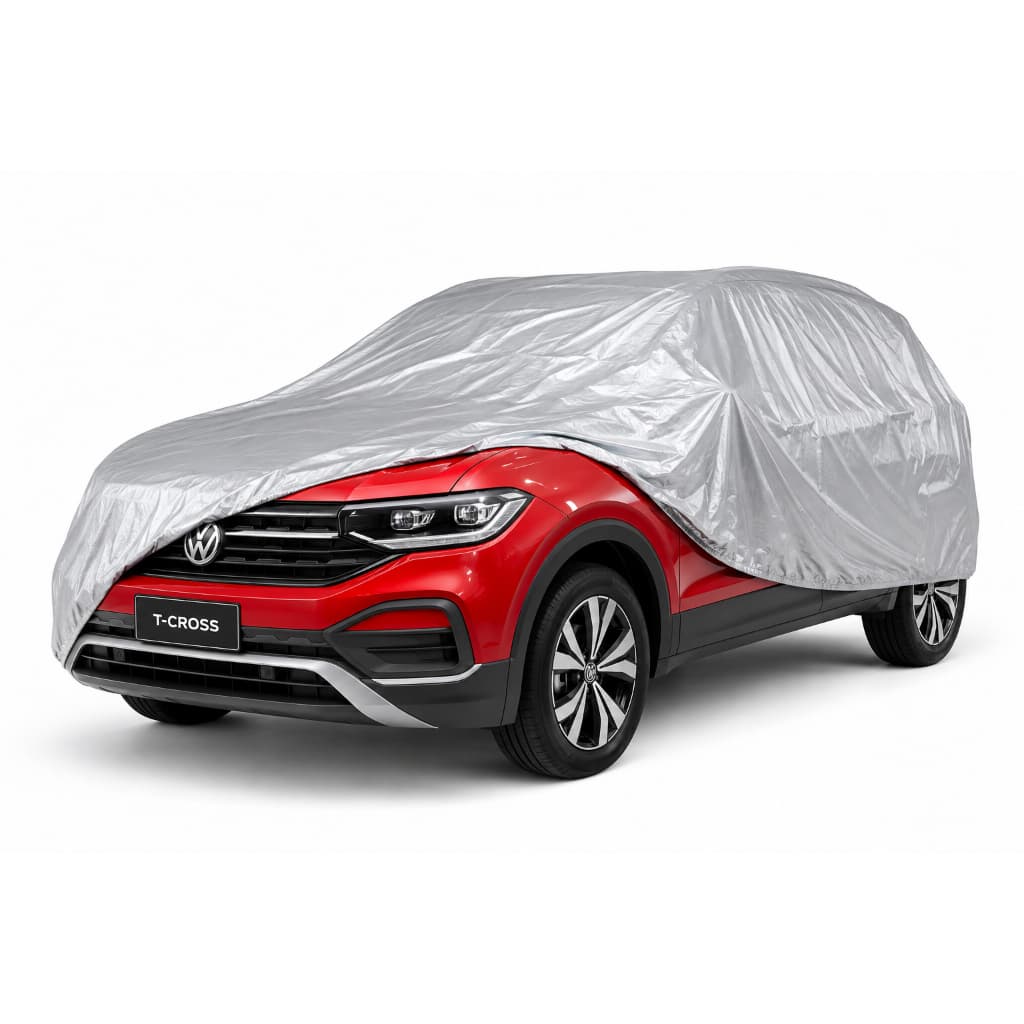 Capa Cobrir Carro Politleno Premium Parcial Forrada Tamanhos Impermeavel