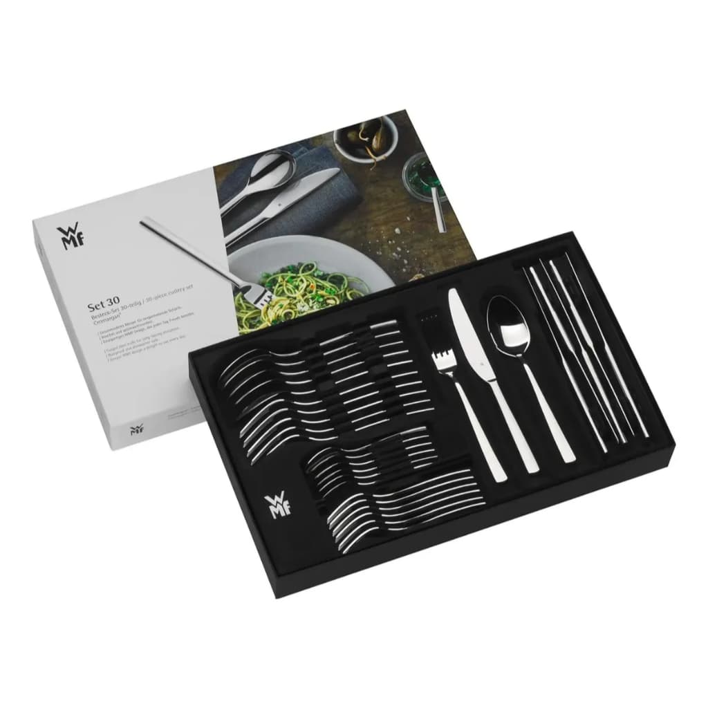Jogo De Talheres Faqueiro Inox 30 Peças Wmf Boston Luxo