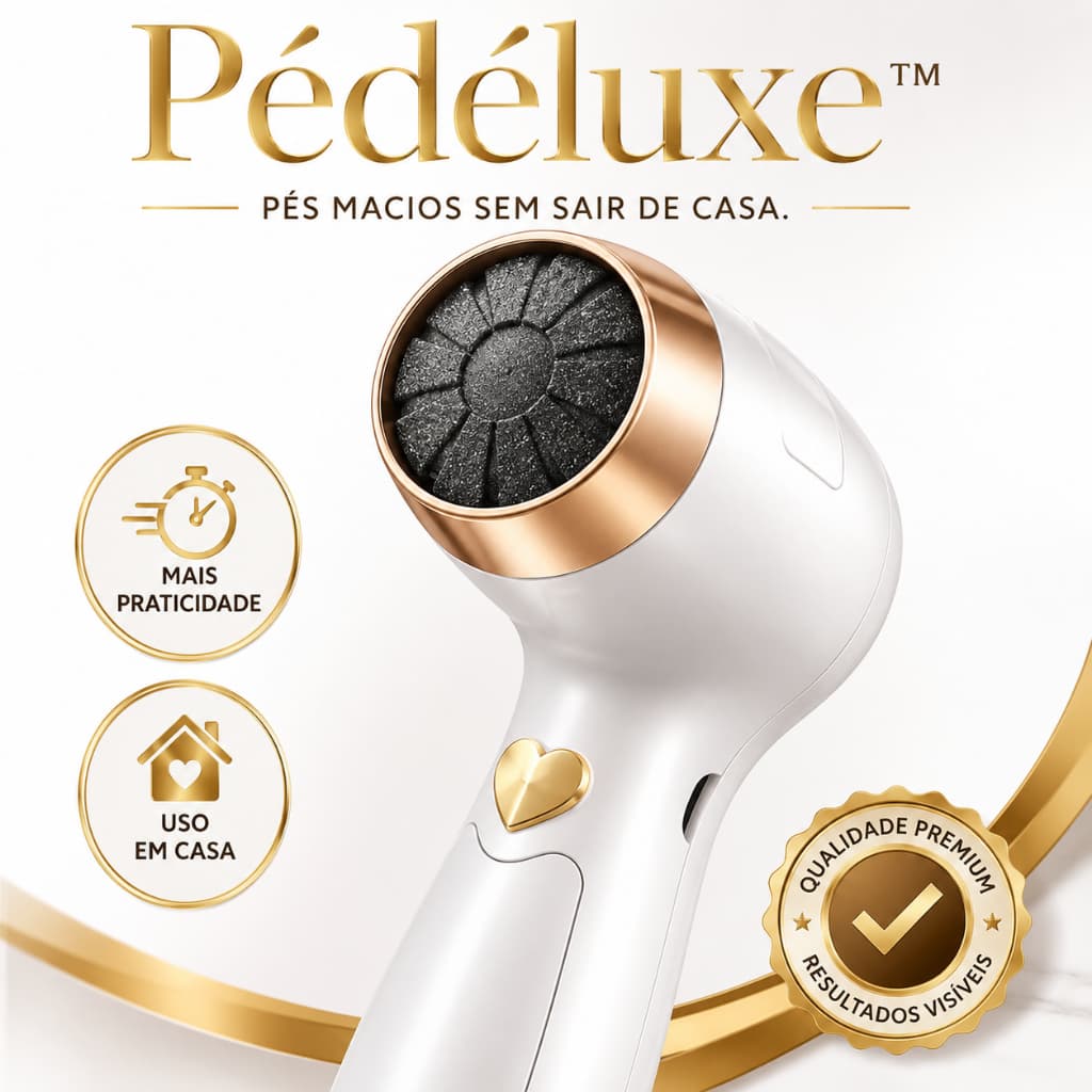 Esfoliador Elétrico para Pés Removedor de Calos Lixa Elétrica Recarregável Portátil Pédéluxe