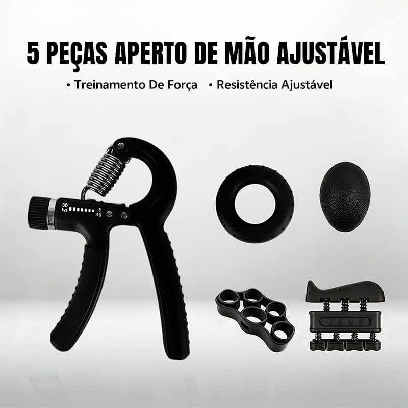 Hand grip Kit 5 Pçs 5-60KG Exercite a força do antebraço e dos dedos
