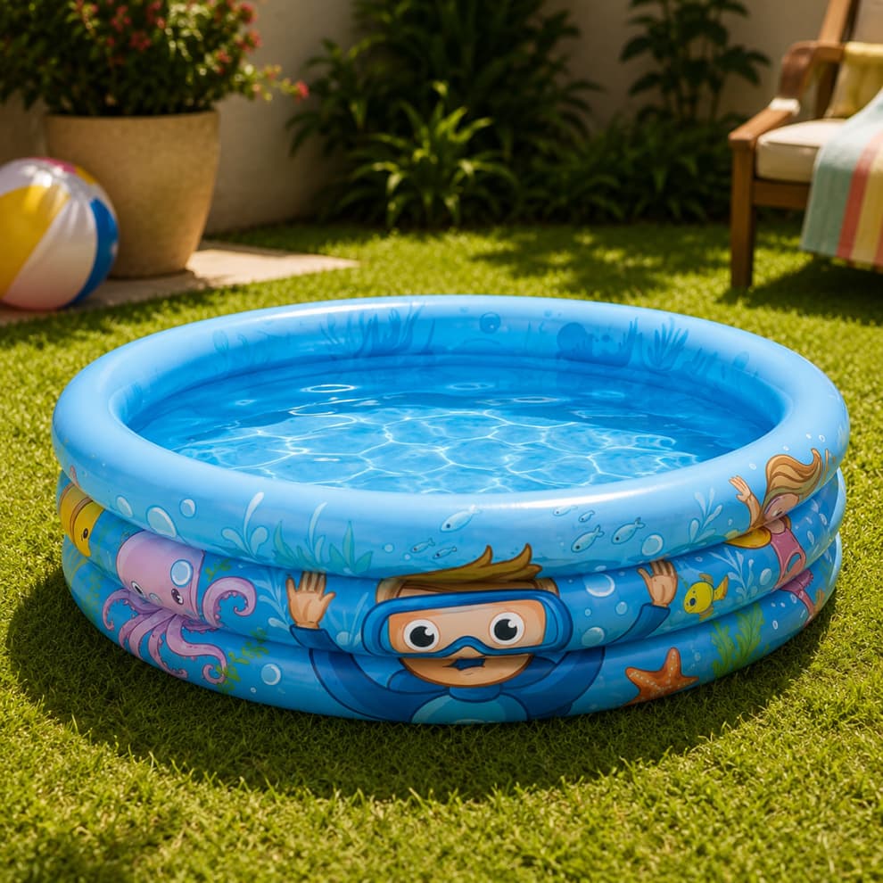 Piscina Infantil Inflável redonda 1.2m x 24cm 180L