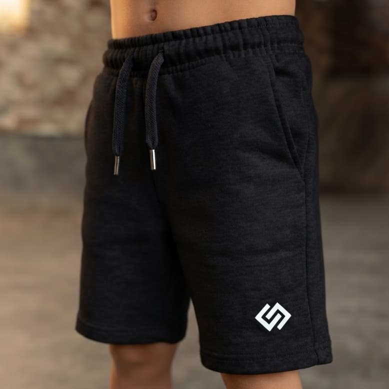 Bermuda Moletom Infantil Juvenil Com Cordão Short de Menino Para Criança Dia a Dia Casual Original