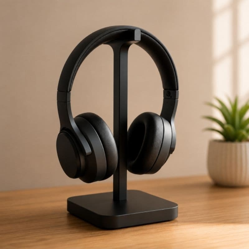 Suporte de Mesa para Fone Headset Gamer Universal Elegante Minimalista