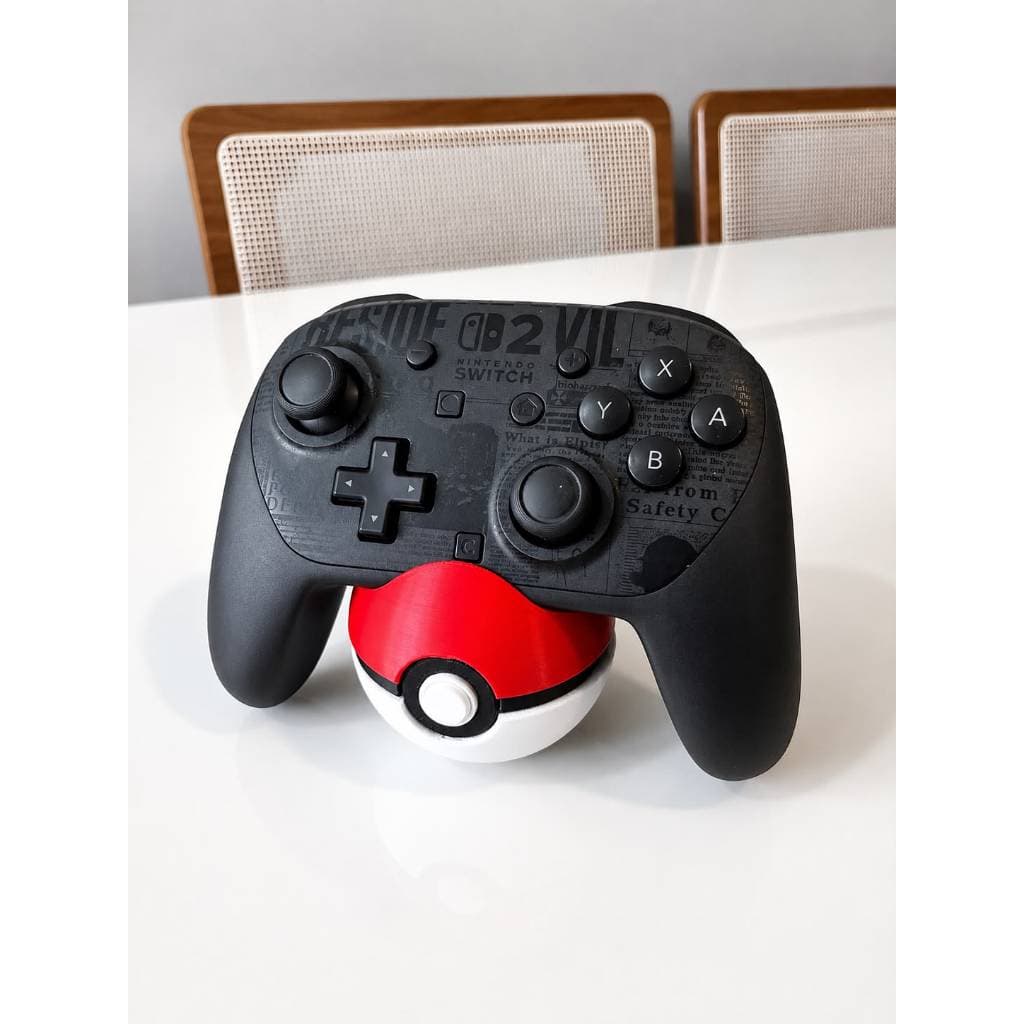 Suporte controle Pro Playstation e Nintendo  Pokembola Pokemon  impressão 3D