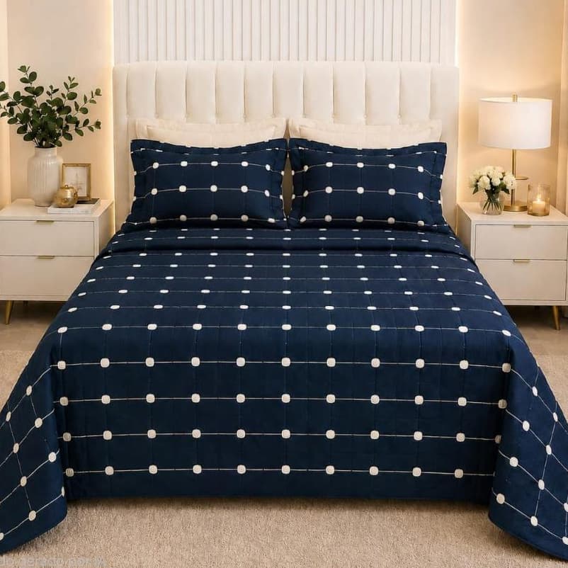 Kit Cobre Leito Lunna 400 Fios Casal Queen King 3 Peças