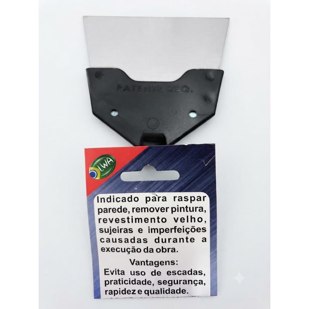 1 Espatula Aço inox adaptavel em cabos extensores