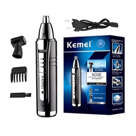 Maquina Barbear Kemei Recarregável Profissional Km-6511