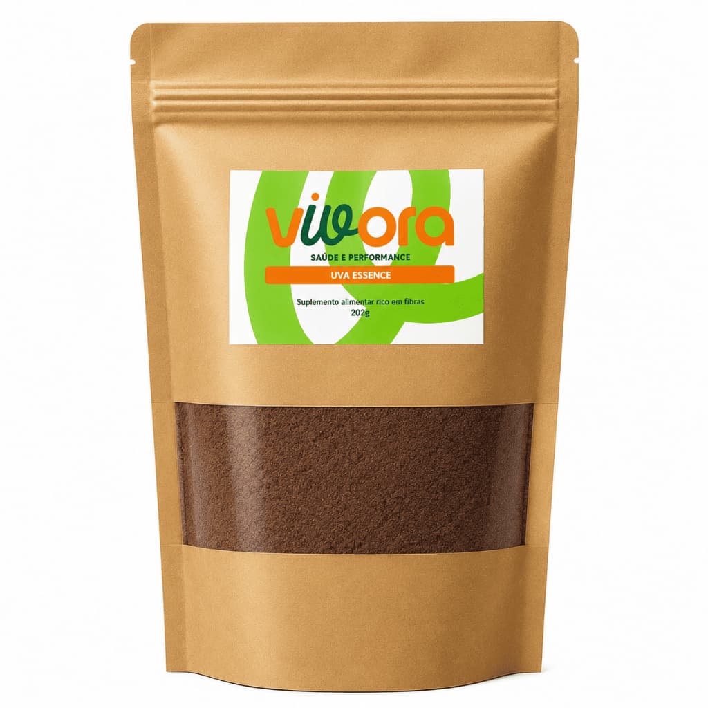 Farinha De Uva Rica Em Fibras Resveratrol Nutrição Funcional Antioxidante Natural Bem-estar Diário