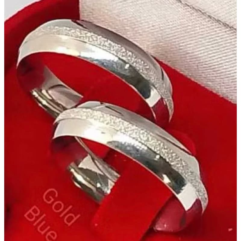 Par Aliança e Anel Solitário 4MM Noivado Casamento compromisso
