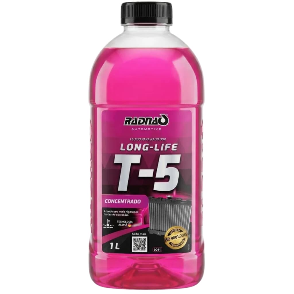 Aditivo Radiador Radnaq T-5 Concentrado Rosa 1l
