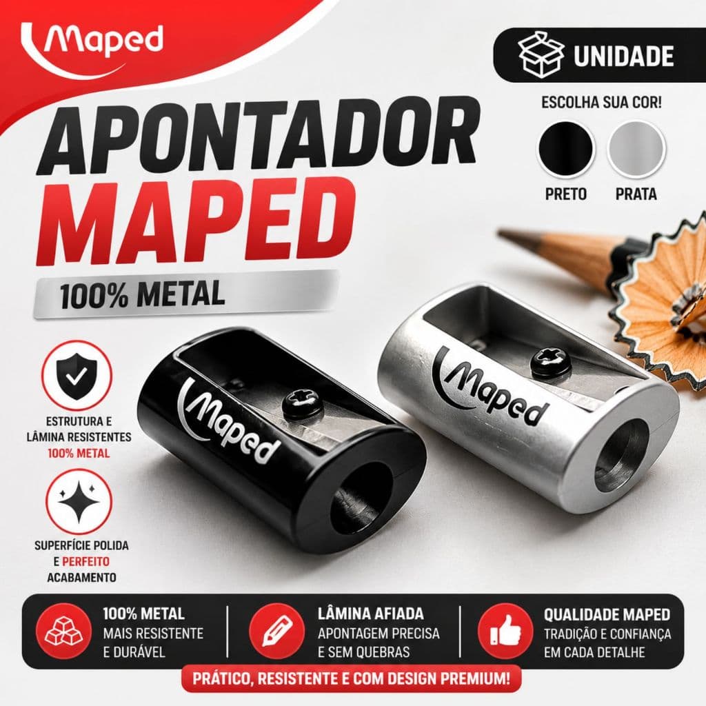 Apontador Maped Metal (Unidade)