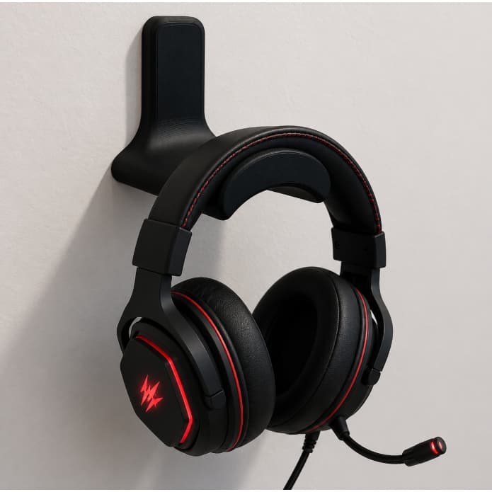 Suporte De Parede Fone Headset Headphone Suporte gamer Sofisticado