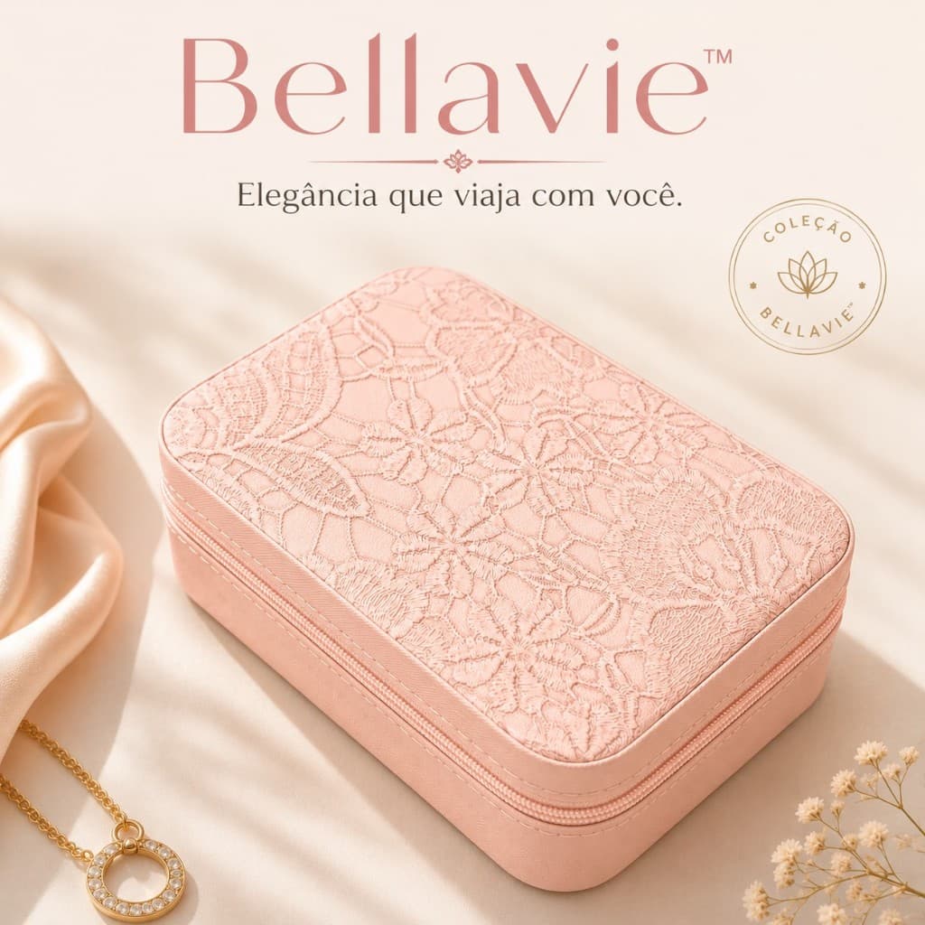 Porta Joia De Bolsa Para Viagem Portátil/ caixa de armazenamento/bolsa/anel/colar