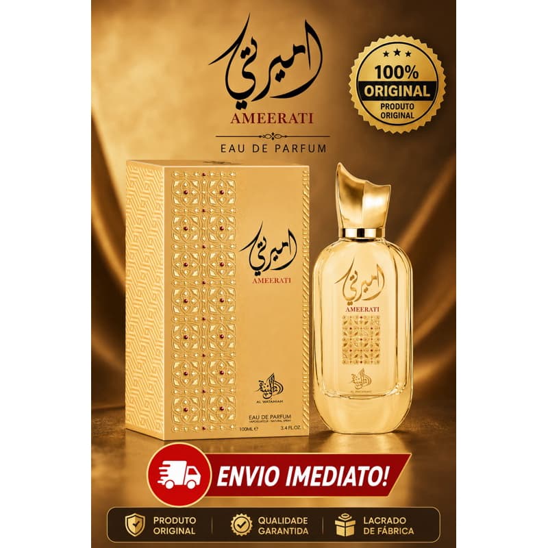 Perfume Árabe Ameerati Al wataniah Feminino 100Ml Original