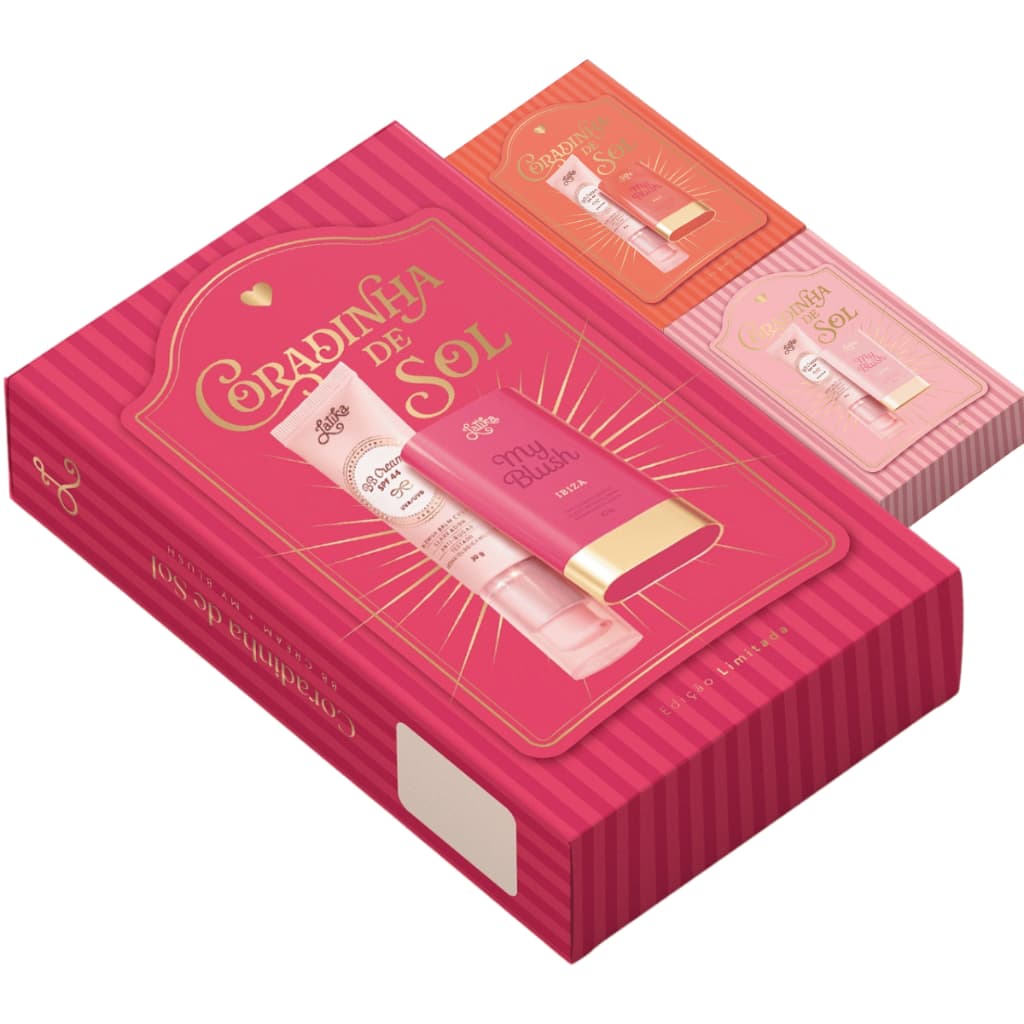 Kit BB Cream + My Blush Latika Original Lançamento Coradinha Bege Claro Médio Capri Bali Ibiza