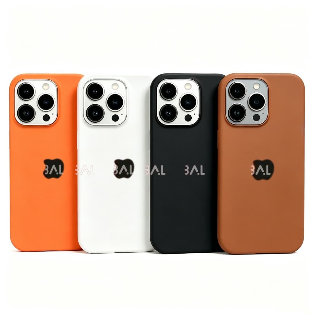Capa de Silicone Alta Qualidade para iPhone 17 16 15 14 13 12 11 Pro Max