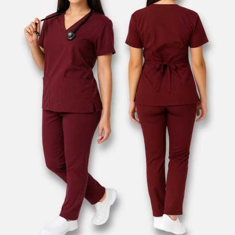 Scrub - Pijama cirúrgico - Modelo Bella - Blusa, Calça e Conjunto - Feminino - Sob encomenda - Bordado personalizado