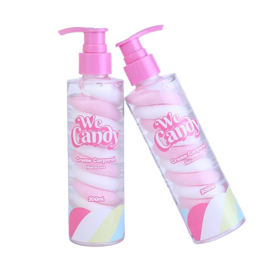 Creme Corporal We Candy Hidratante - Perfume doce, Pele macia e cheirosa, Embalagem fofa como de marshmallow