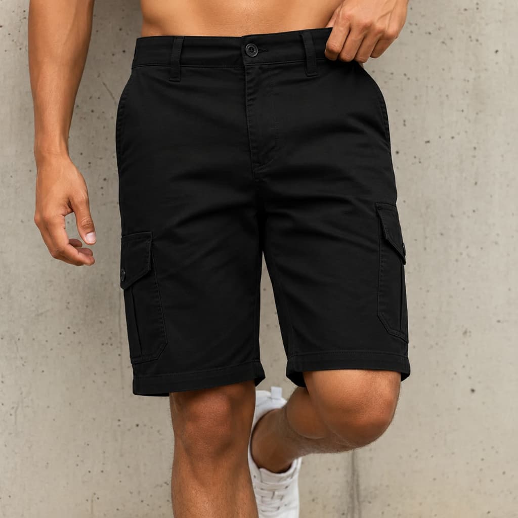 Bermuda Masculina Cargo Premium Sarja 6 Bolsos