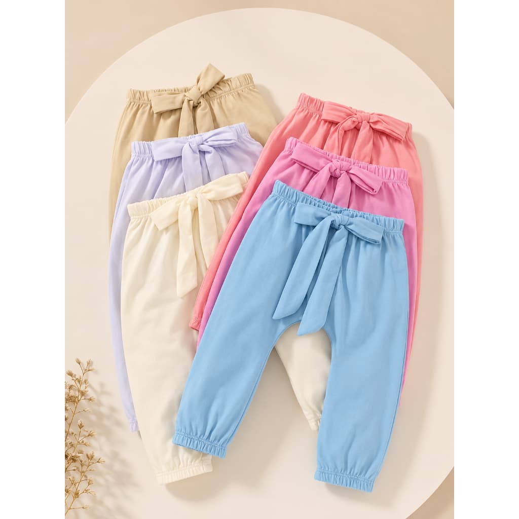Kit 3 Calças Saruel  Infantil Menina Menino Meia Malha Cores Sortidas