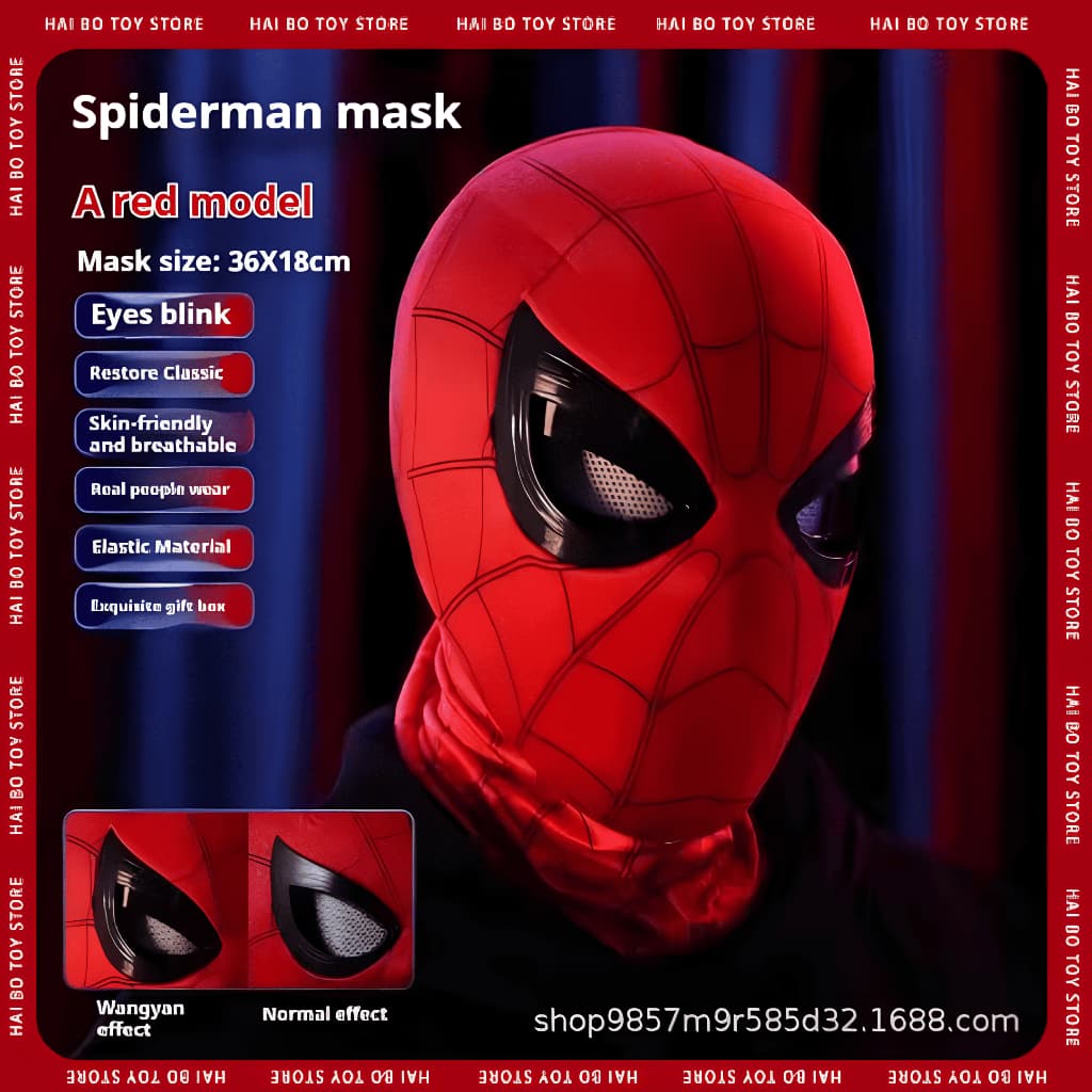 Máscara Homem Aranha Cosplay Realista Spider Premium Adulto Festa Fantasia Pronta Entrega