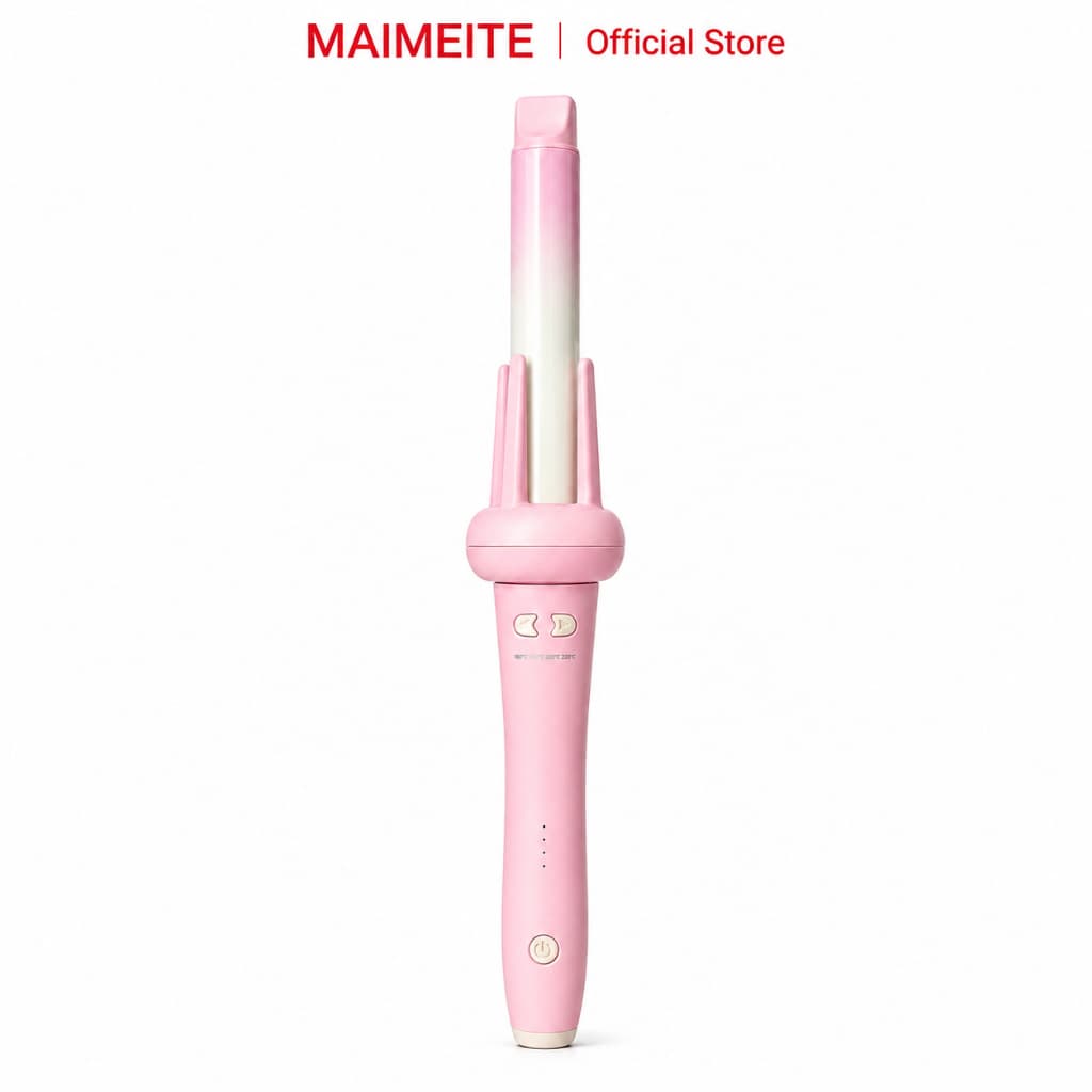 MAIMEITE Modelador de Cachos Automático Giratório Cerâmica Bivolt Aquecimento Rápido