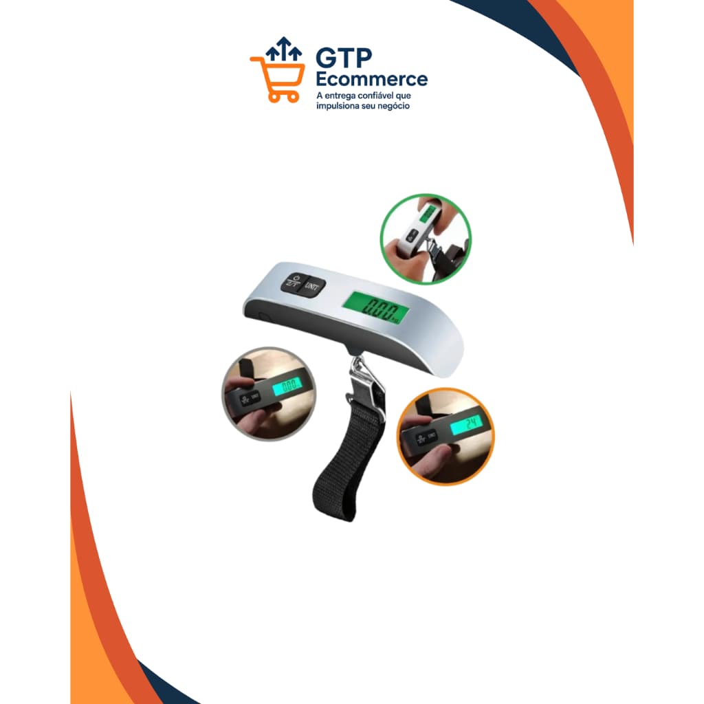 Balança Para Malas Viagem Digital Portátil Até 50kg
