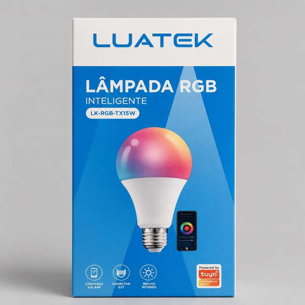 lampada inteligente luatek LK / RGB - TX 15W