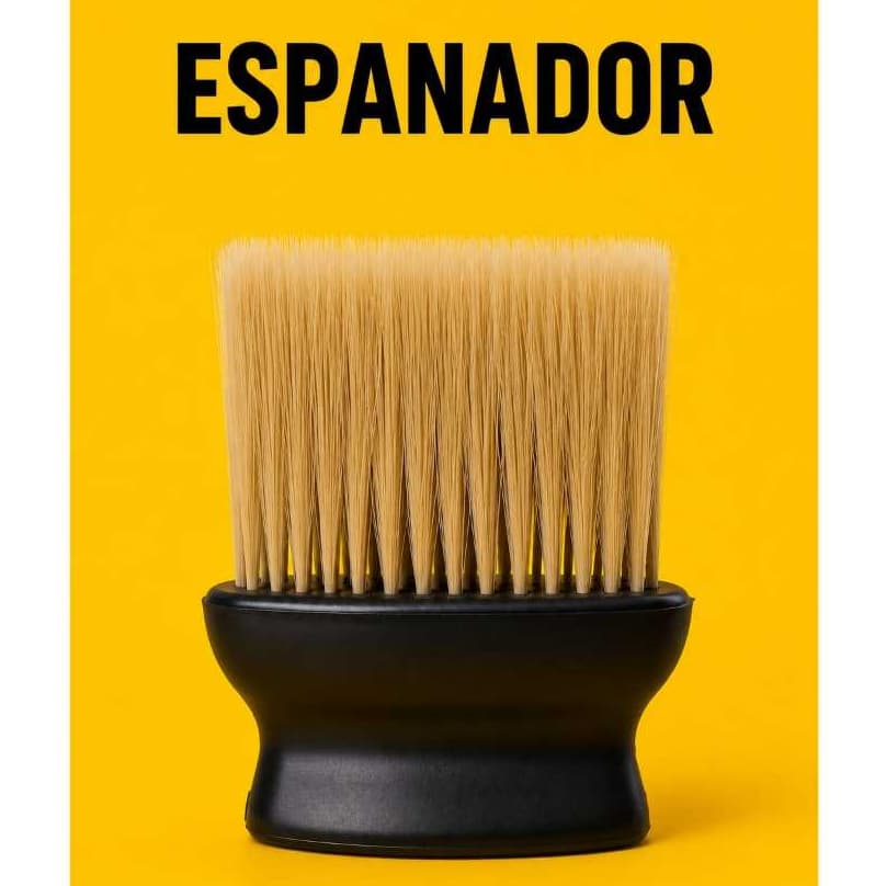 Espanador Vassoura Feito Em plástico para Barbearia Barbeiro Remover Resto de Pelos de Cabelo