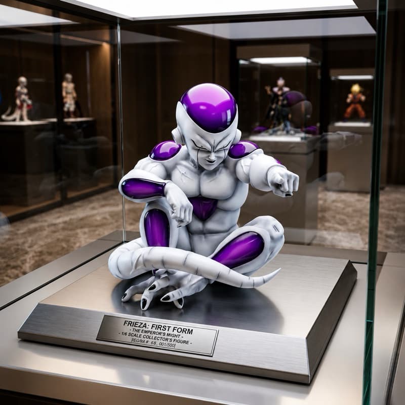 Action Figure Freeza Ultima Forma Sentado 14Cm Sem Base Dragon Ball Z Banpresto