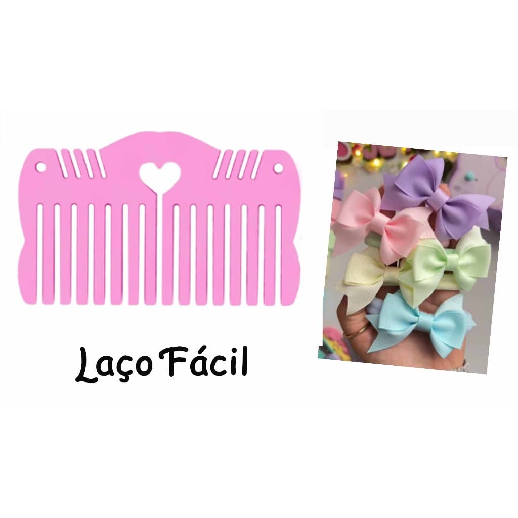 Molde Gabarito Laço Fácil