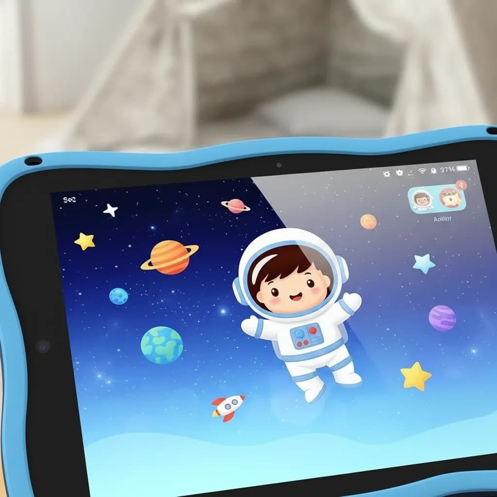 Tablet Infantil Astronauta Android Para Jogos E Aulas envio rápido.