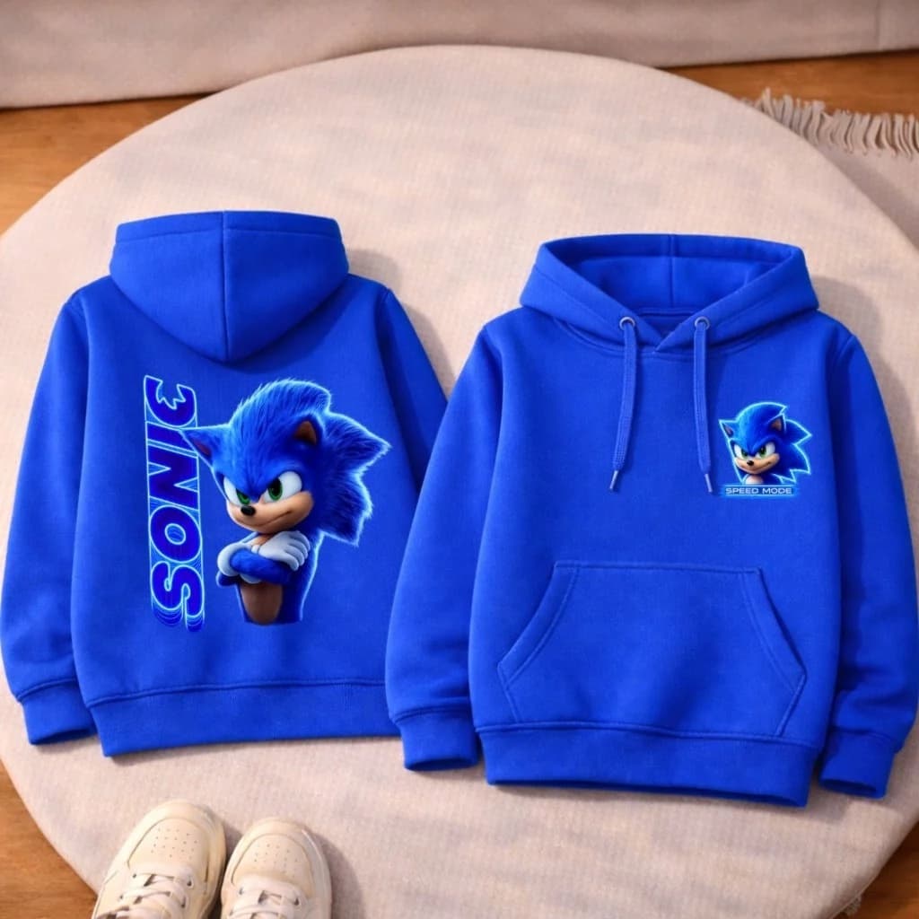 Moletom Canguru Infantil Personagens Com Capuz Estampado Alta Qualidade