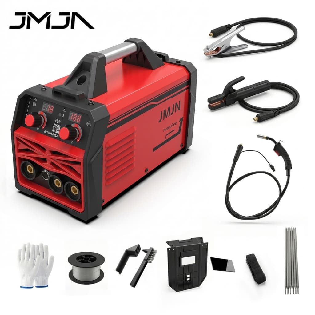 Máquina de Solda MIG 300A 3 em 1 Bivolt 110V/220V MIG MMA TIG Sem Gás