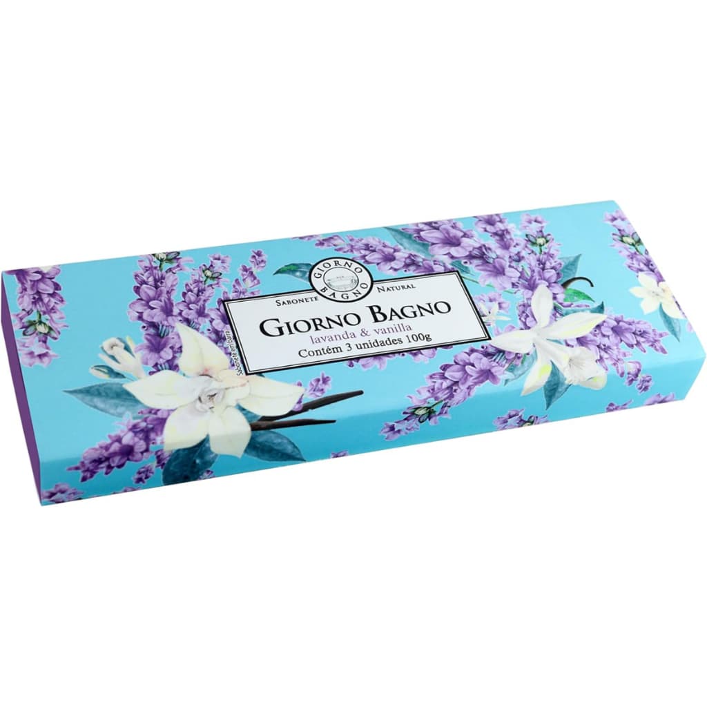 Kit Sabonete Natural - Lavanda e Vanilla 100g Giorno Bagno