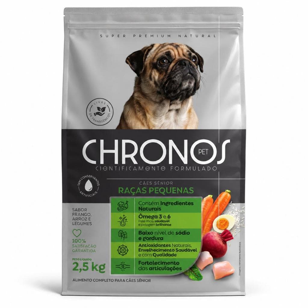 Ração Chronos Senior Super Premium Para Cães Frango 2,5kg
