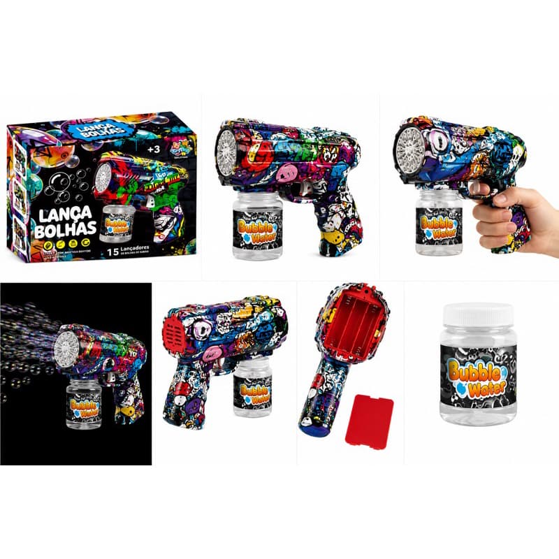 Solta Bolhas Grafite (Toy king)