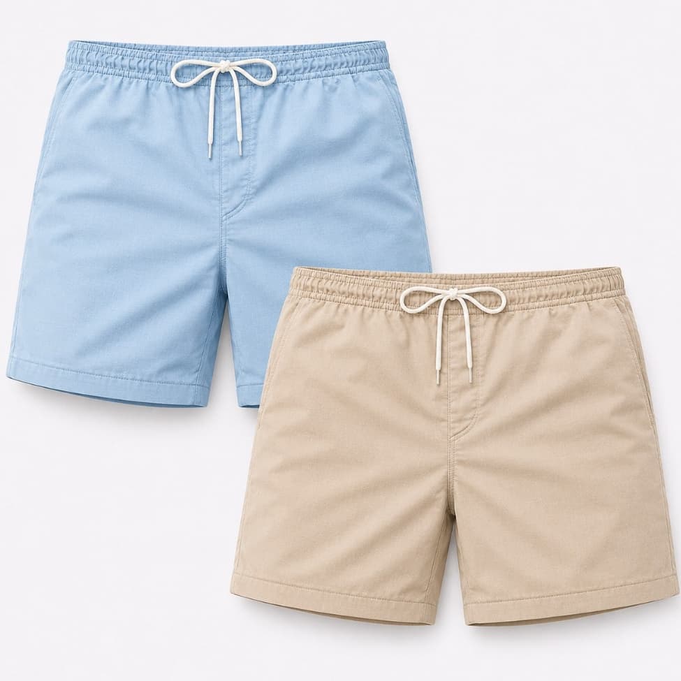 Bermuda LINHO KIT 2 PREMIUM Bermudas Masculino Shorts Mauricinho Casual Verão