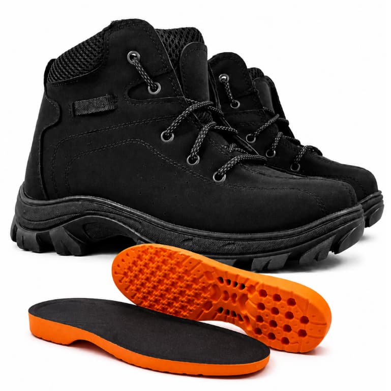 Bota Coturno Masculina Adventure – Resistência, Conforto e Estilo + Palmilha Ortopédica em Gel