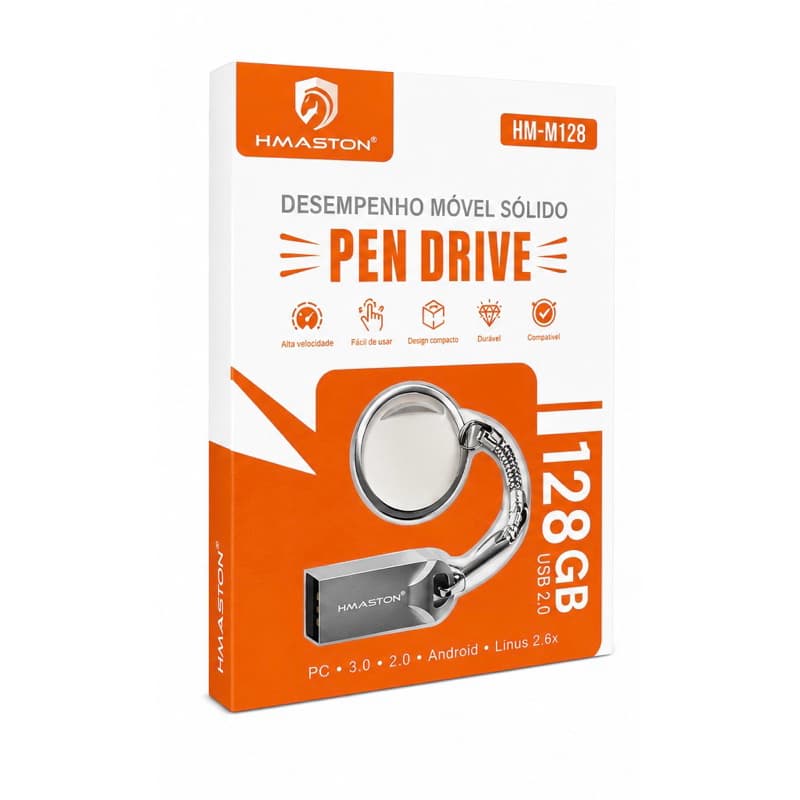 Pendrive 128gb Masterdrive Usb 3.0 Diamante Ultra Rapido